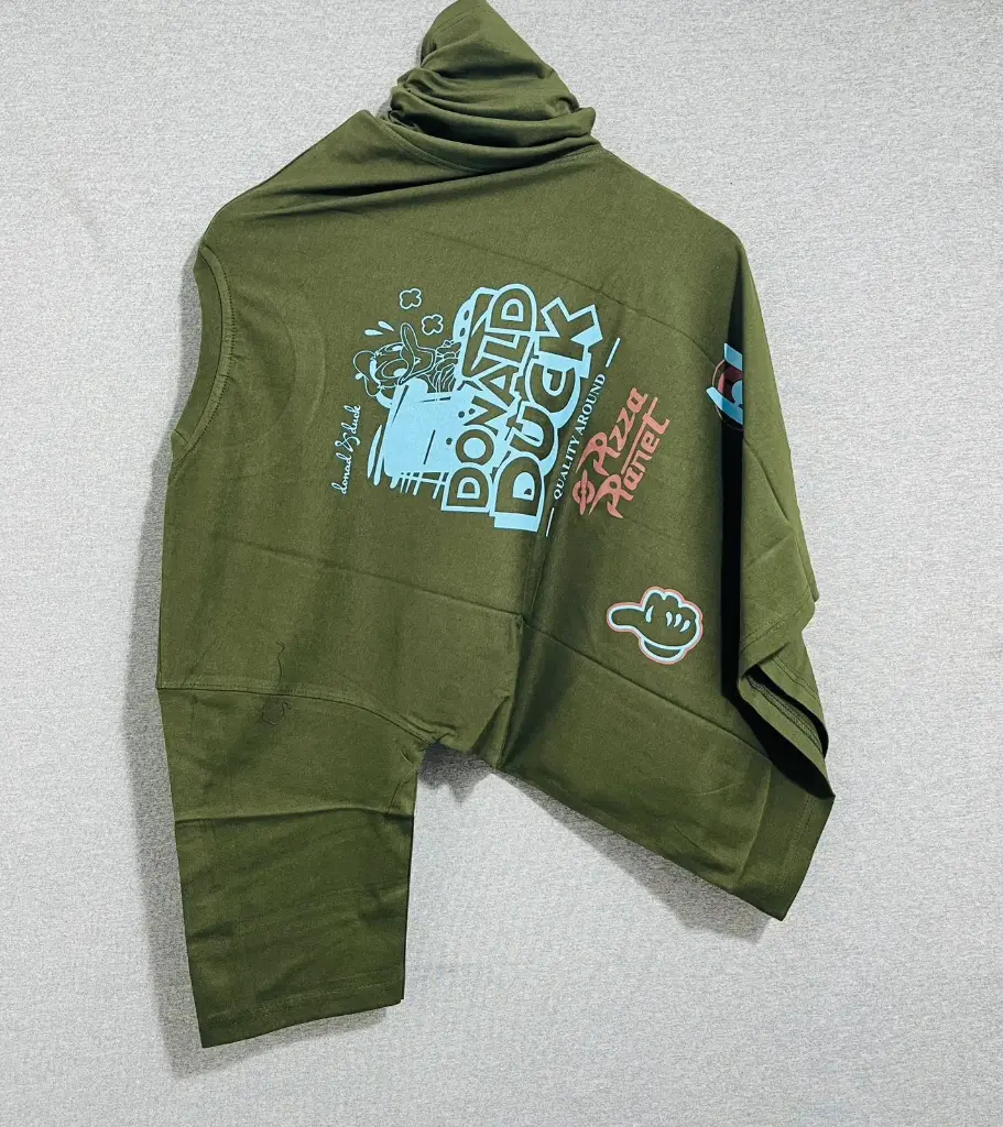 ITEM CODE 9 PRINTED ROUND NECK T-SHIRT "L"