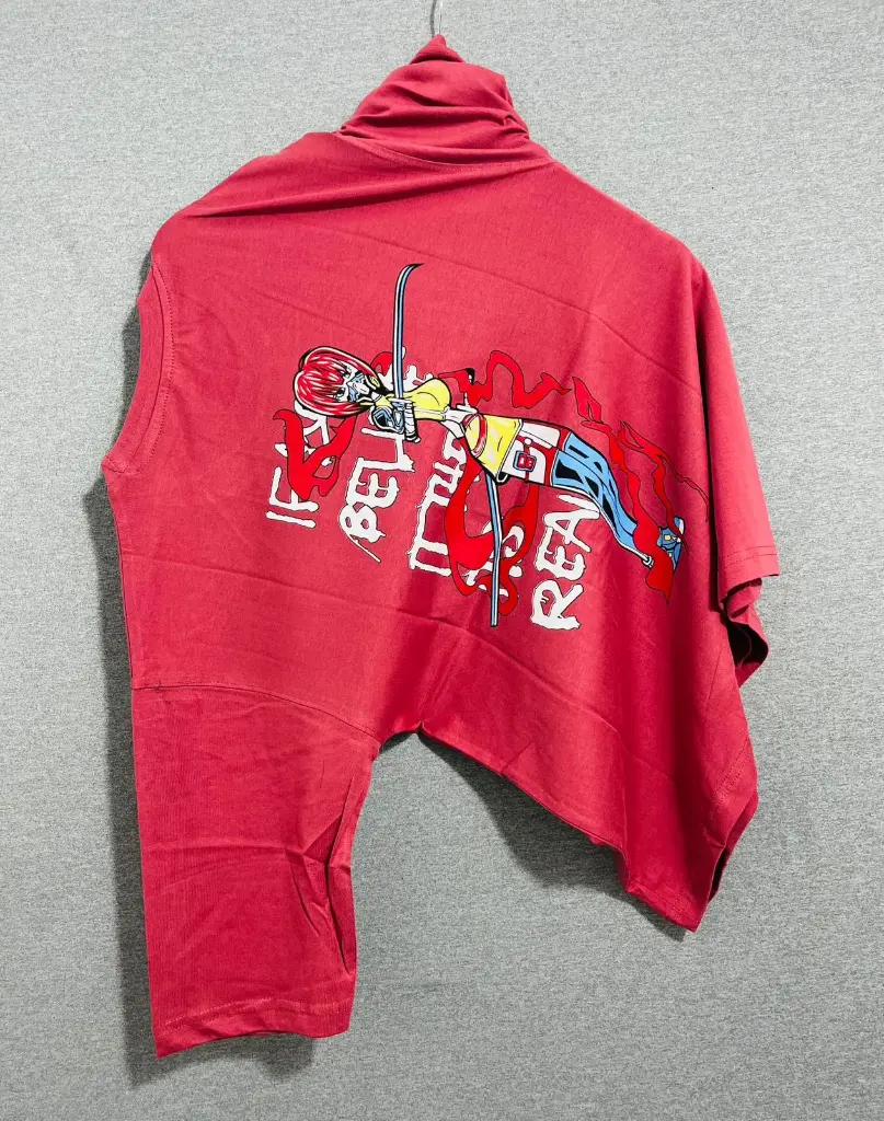 ITEM CODE 2 PRINTED ROUND NECK T SHIRT "L"